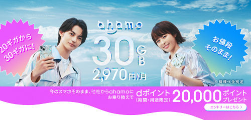 ahamo 30GB